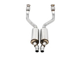 AWE Resonated Downpipes for Audi 3.0T - out of package